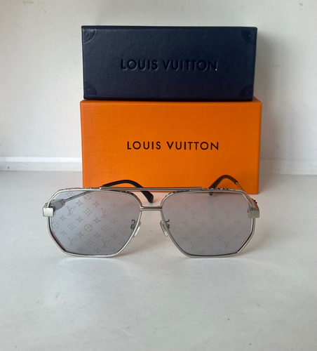 Lentes De Sol Louis Vuitton Mng Plateado Millionaire Ocean Gris Plateado Plateado (Usado)