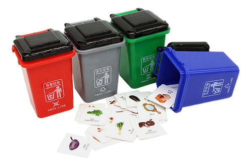 6x Camión De Basura Juguete Gestión De Residuos Reciclaje