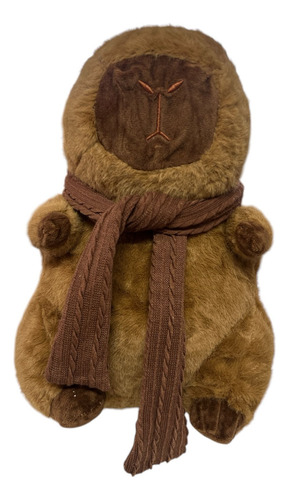 Peluche Capibara Con Accesorio Único 32 Cm Para Regalar ++ Capibara Con Bufanda