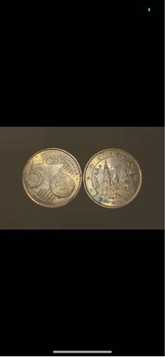 Moneda 5 Céntinos De Euro De España 2007