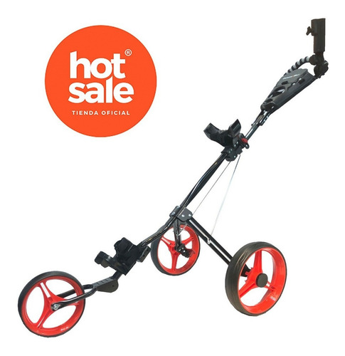 Imagen 1 de 4 de Carro Manual Golf 3 Ruedas Powerbilt 25% Off - Imperdible