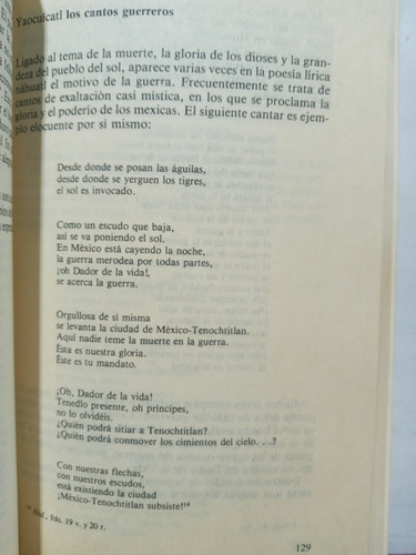 Literatura De Mesoamerica Miguel Leon Portilla (Usado)