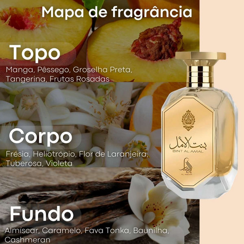 Perfume Árabe Al Absar Bint Al Amal Feminino Edp 80ml