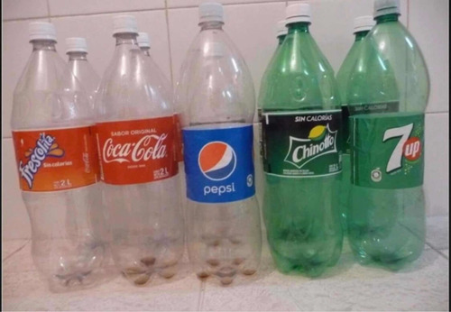 Botellas Plásticas Recicladas De 1.5 Y 2 Lts.