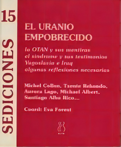 El Uranio Empobrecido, De Varios Autores. Editorial Hiru Argitaletxea, Tapa Blanda En Español