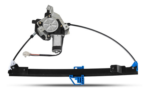 Engenho Vidro Eletrico Fiesta Traseira Esquerda Com Motor
