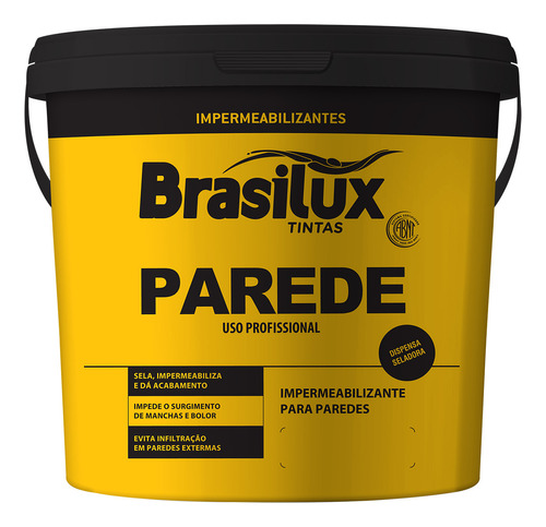 Tinta Impermeável Fundo E Acabamento Brasiflex Parede 3,6l