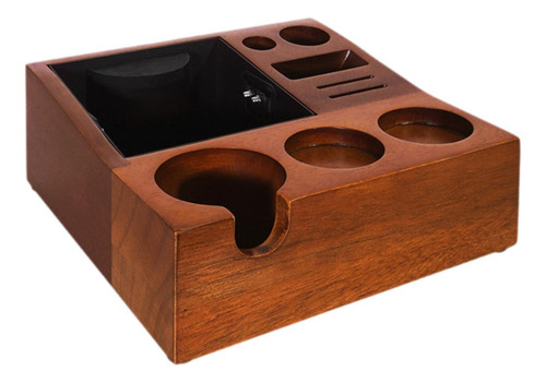 Organizador De Madera Espresso Tamping Station Para Hotel