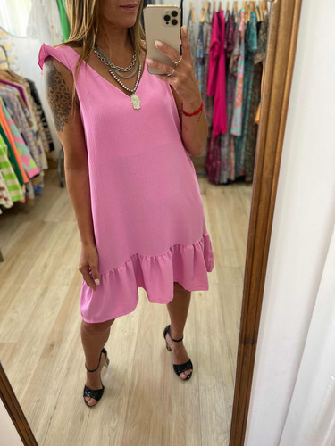 Vestido Corto De Vestir Colores The Big Shop