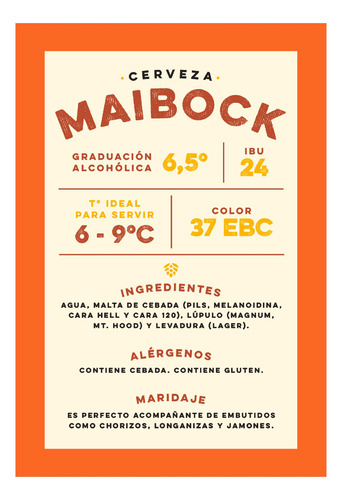 Pack 4x Cervezas Kross Maibock 330cc Botella