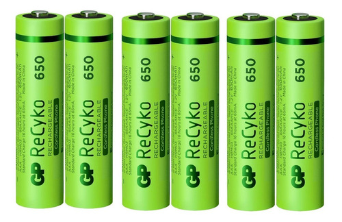 Baterías Pilas Recargables Aaa De 400 Mah Gp