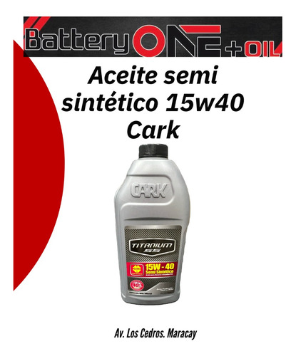 Aceite Semi Sintetico Cark 15w-40