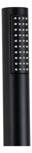 Ducha Black Redonda Inox 15 Cm Parede C/ Ducha Manual De Abs