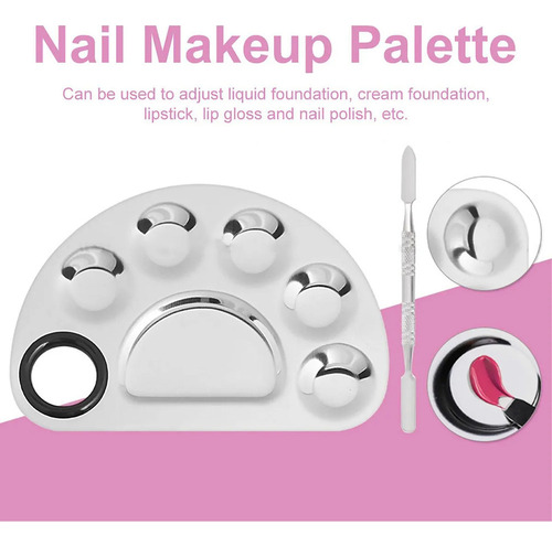 Paleta Mezcla Maquillaje Bandejas Mezcla