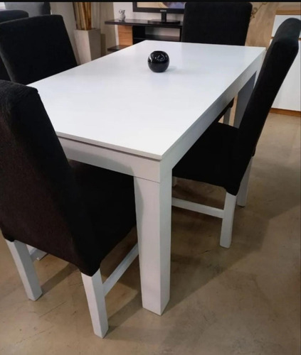 Juego De Comedor, Mesa Extensible+ 8 Sillas En Chenille