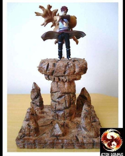 Action Dioramas Cenário Naruto Kakashi Itachi Gaara Sasuke