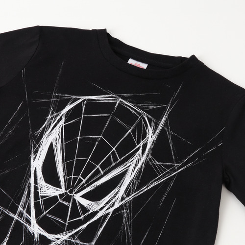 Polera Manga Larga Niño Spiderman Webhead Negro Marvel