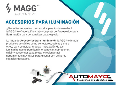 Conector 90° Alim Vertical Term Ciega Bl Flat Negro Magg