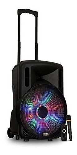 Altavoz Acustico Pantalla Led Bluetooth Microfono Negro