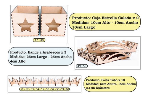 Candy Bar Kit 60 Productos - Mdf / Fibrofacil -