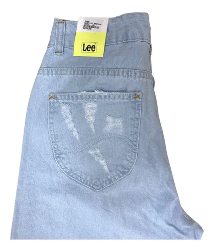 Calça Jeans Lee Wide Leg Cintura Alta Perna Larga 3355l