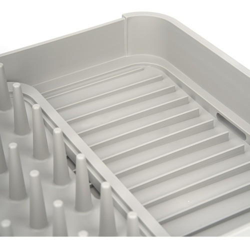 Escurridor De Platos Begônia De Plástico Moderno Gris