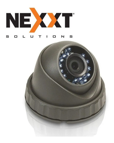 Imagen 2 de 4 de Camara Domo Nexxt Hd Tvi 720p 6mm Exterior Ir 20mts Metal
