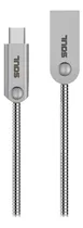 Comprar Cable Cargador Soul Usb Micro Usb Iron Flex Metalizado Color Microusb plateado