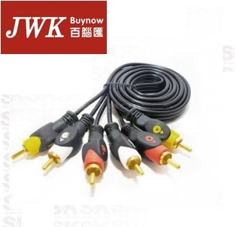 Cable Audio Y Video Rca 1.8, 3, 5 Mts. Jwk Visión