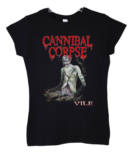 Polera Mujer Cannibal Corpse Vile Metal Abominatron