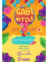 Comprar Convite Digital Tropical Convite Virtual Whatsapp