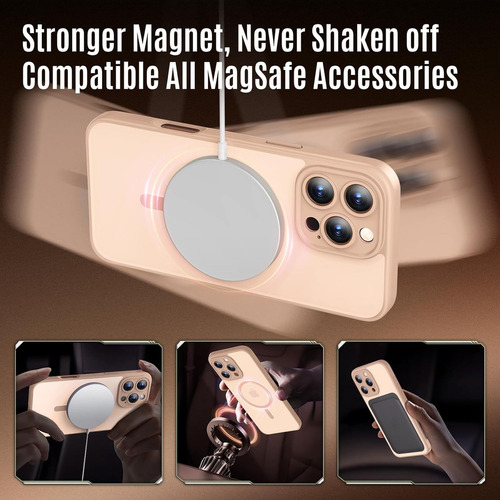·/·/funda Diseñada Para iPhone 16 Pro Max, Compatible Con Magsafe, Protectores De Pantalla De Privacidad X2, [protección