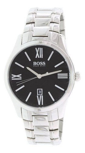 Reloj Hugo Boss De Hombre Acero Fondo Negro 1513025