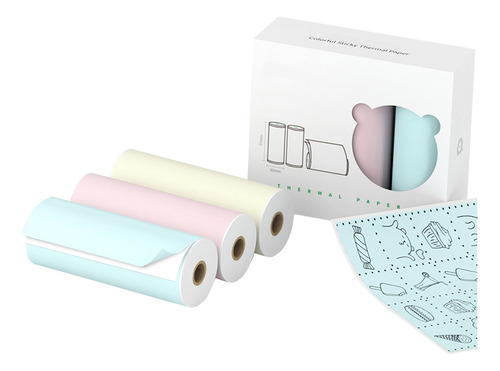 Papel Adhesivo Térmico De 77 X 30 Mm, Autoadhesivo, Color Bp
