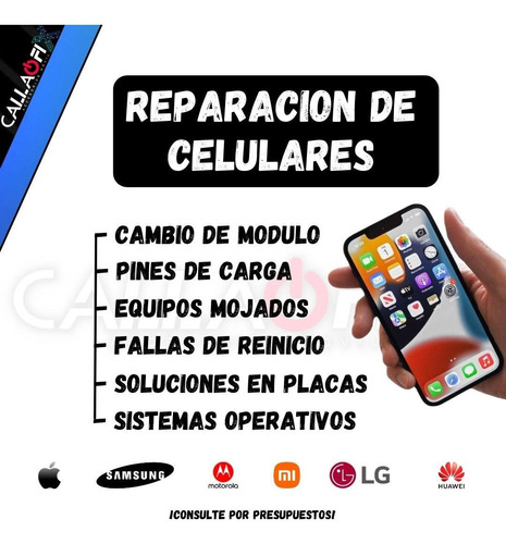Imagen 1 de 6 de Reparación De Celulares Reparacion iPhone Samsung Motorola