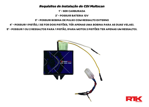Cdi Multscan Honda Yamaha Suzuki Dafra Kawasaki Pro Fire
