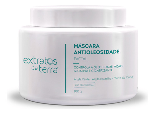 Dermosoft Máscara Antioleosidade 180g Extratos Da Terra