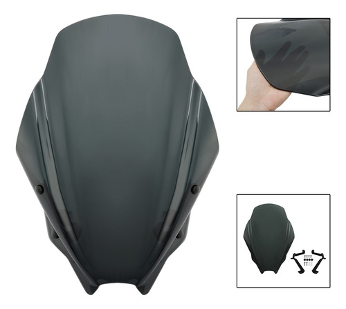 Mp1 Parabrisas For Suzuki Gsx-8s 23-24 Negro