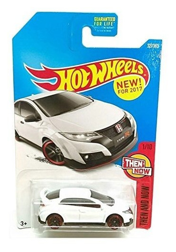 Hot Wheels 2017 Entonces Y Ahora 16 Honda Civic Type R 327/3