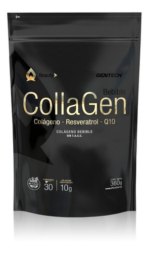 Colageno Hidrolizado Gentech Coenzima Q10 Resveratrol