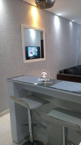 Cobertura À Venda, 112 M² Por R$ 445.000,00 - Campestre - Santo André/sp - Co11525