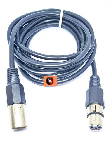 Cabo Microfone Xlr Canon Balanceado Macho X Femea 15 Metros