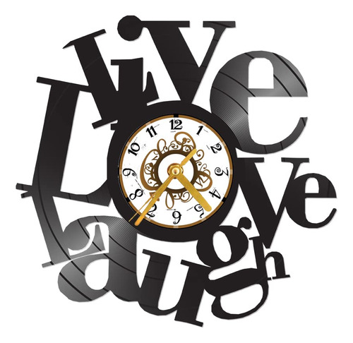 Time Vault Treasur Live-love-laugh Reloj Discografico Vinilo