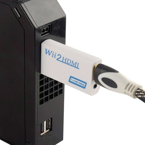 Adaptador Conversor Nintendo Wii A Hdmi Full Hd Audio Envíos