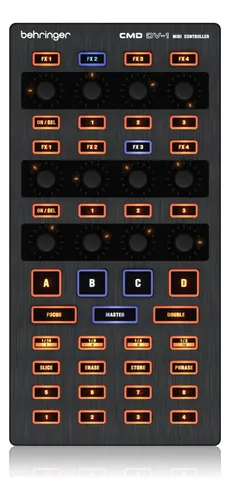Controlador Midi Dj Behringer Cmd Dv-1 Usb Plug And Play