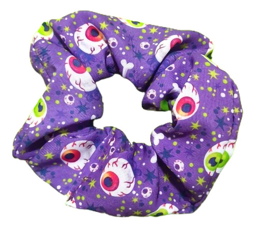 Scrunchies De Halloween Gomitas De Pelo Cute Calabera Zombie