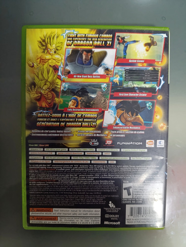 Dragón Ball Ultimate Tenkaichi Xbox 360 (Usado)