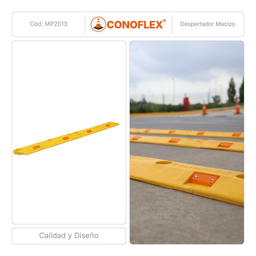 Reductor De Velocidad Despertador Macizo Amarillo Conoflex