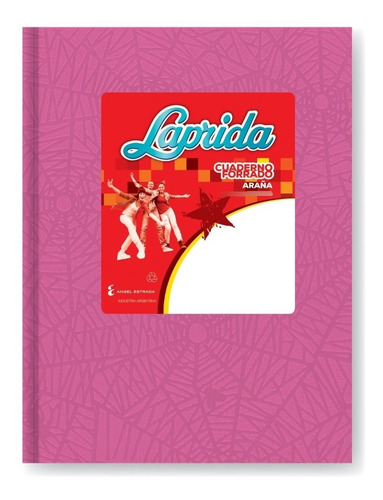 Cuaderno Escolar Laprida Td Araña 98h Rayado Rosa