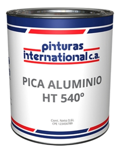 Pintura De Aluminio 540 Grados Galon Pinturas International 